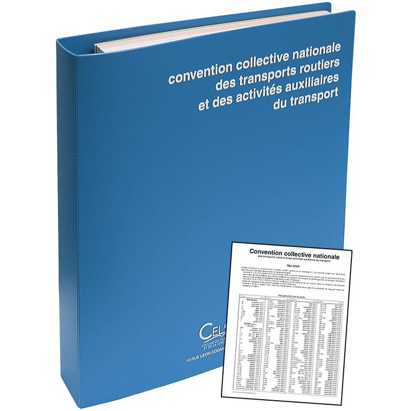 Convention collective des transports routiers avec abonnement annuel aux mises à jour (version papier)