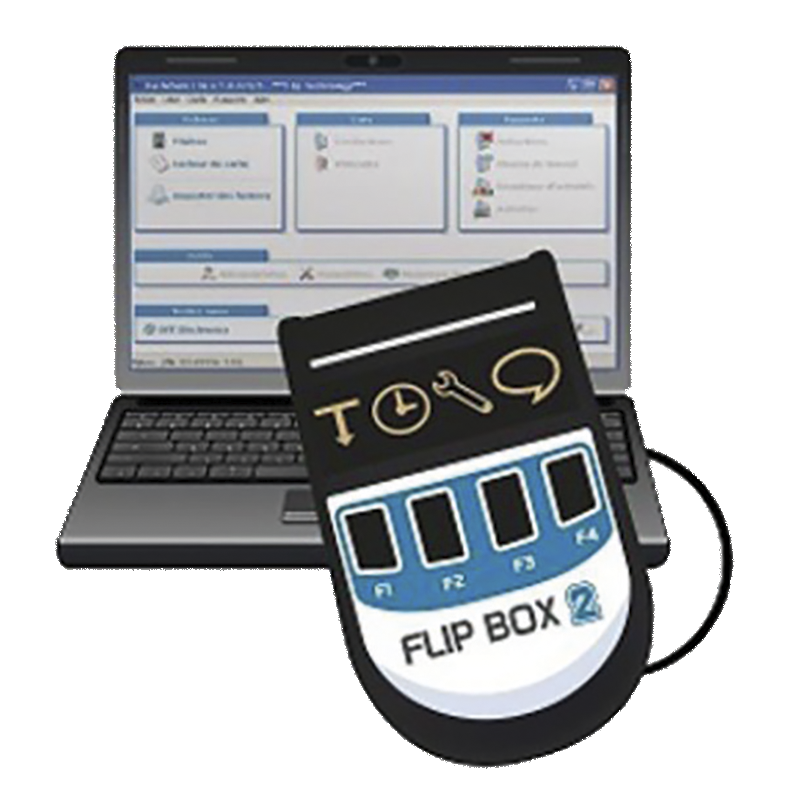 Lecteur de cartes conducteur et tachygraphes + logiciel de gestion de données V1002