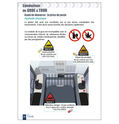 MÉMENTO GRUE - Conducteur de grue à tour