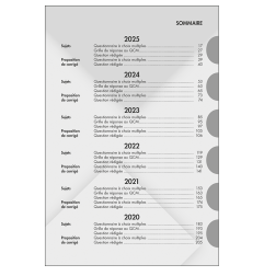 Annales de l’examen / Attestation de capacité professionnelle - Marchandises (2020-2025)