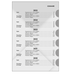 Annales de l’examen / Attestation de capacité professionnelle - Commissionnaire (2020-2025)