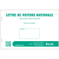 Lettre de voiture nationale vierge - 25 liasses en 5 ex. Lettre de voiture nationale vierge - 25 liasses en 5 ex.