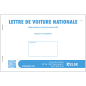 Lettre de voiture nationale vierge - 50 liasses en 4 ex.