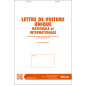 Lettre de voiture unique vierge  (nationale et internationale) - 25 liasses en 5 ex