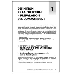 La préparation des commandes