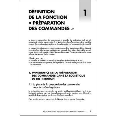 La préparation des commandes